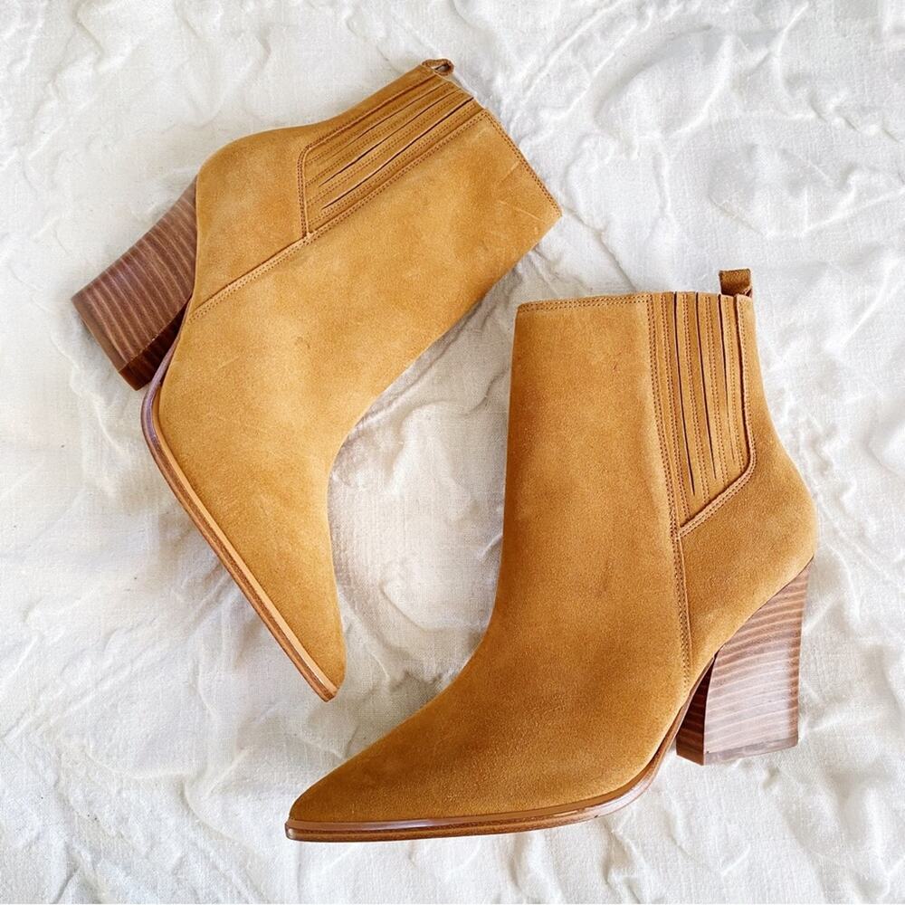 Marc Fisher Mariel Western Boot New $199
